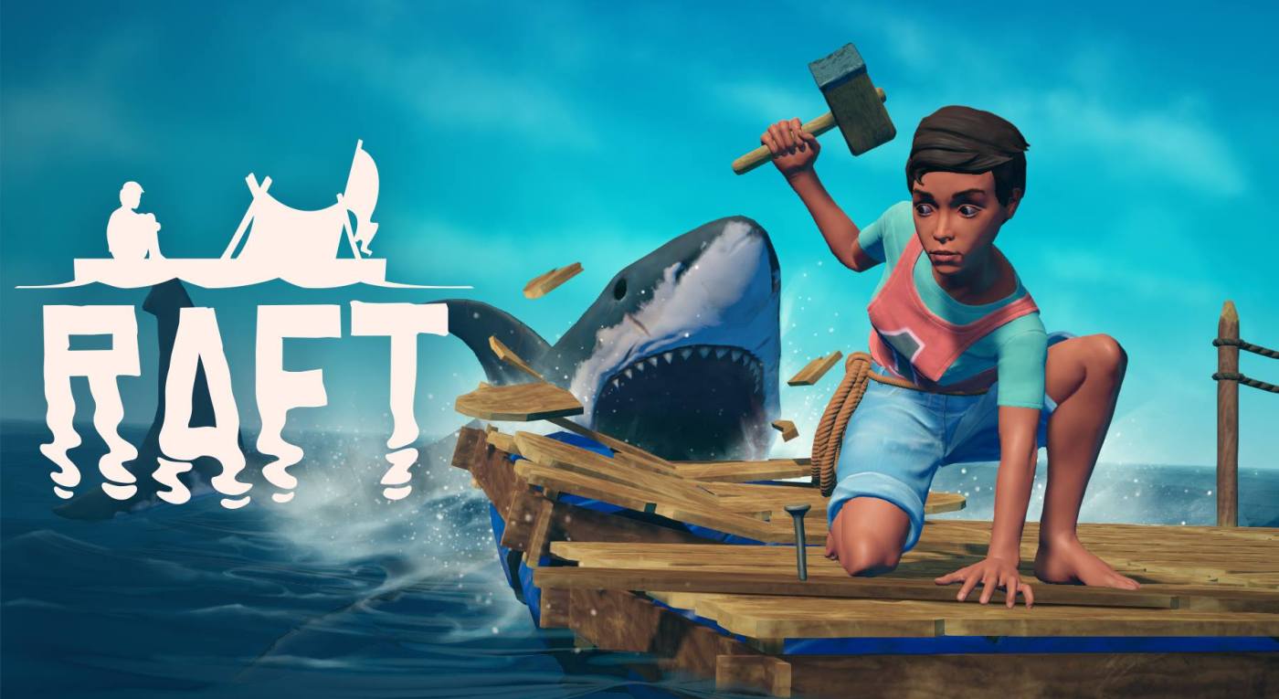 Key art for the Raft game.
