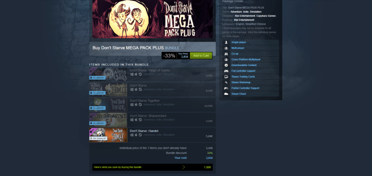 Don’t Starve MEGA PACK PLUS