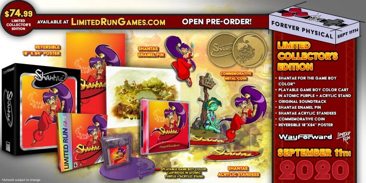 Shantae GBC Limited Collector's Edition