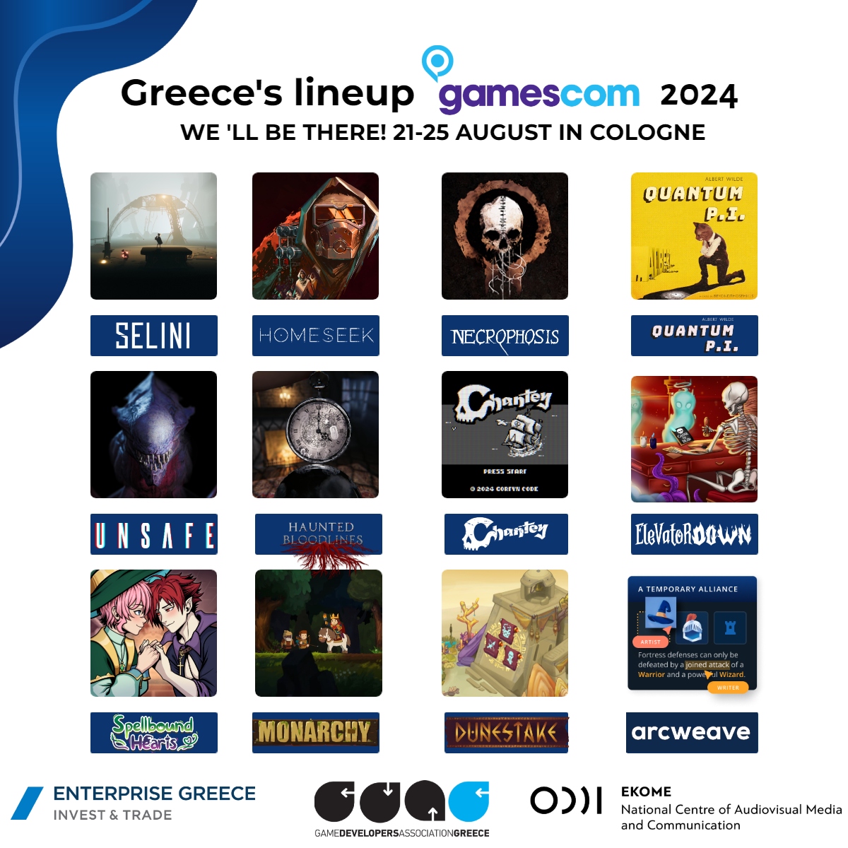 Greek presence in Gamescom 2024
