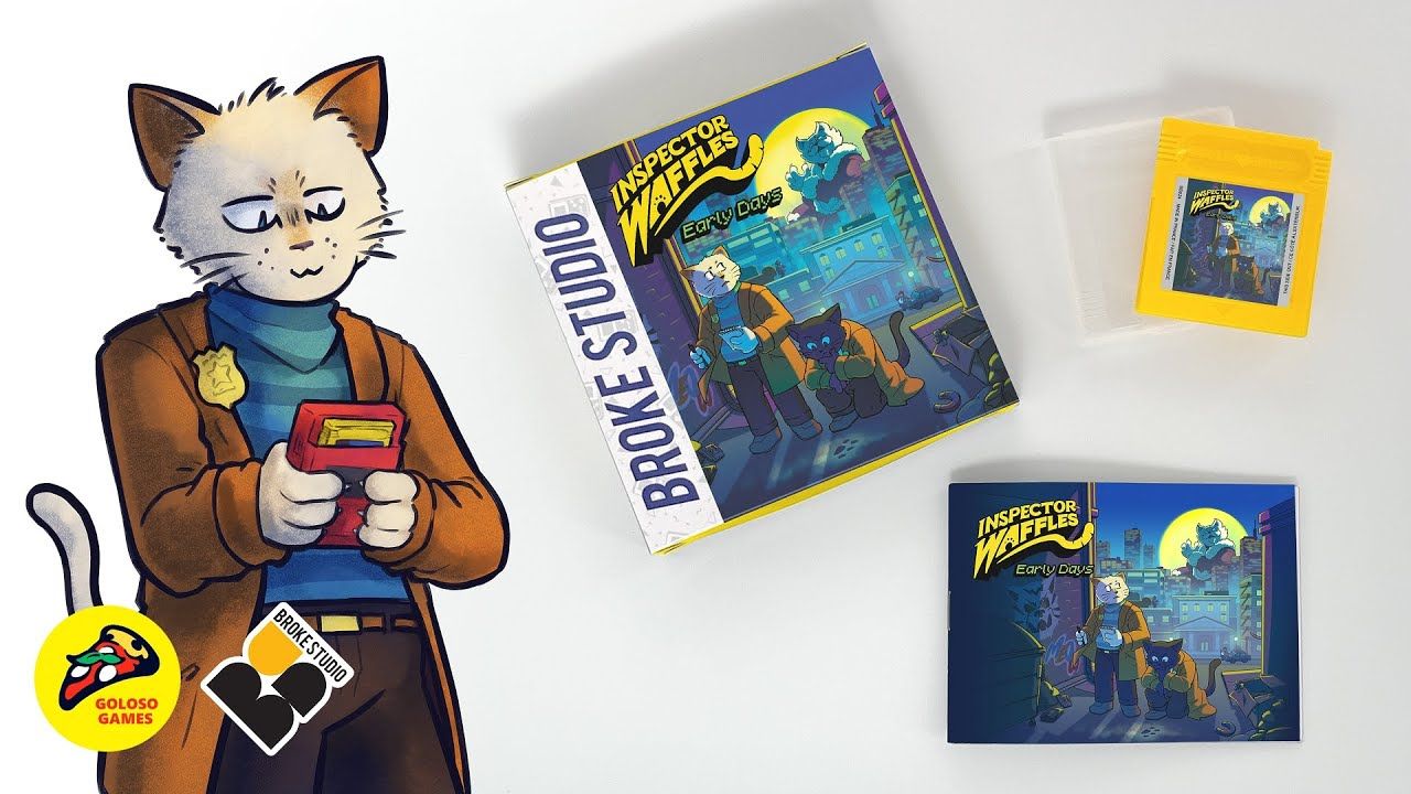Inspector Waffles Early Days Game Boy