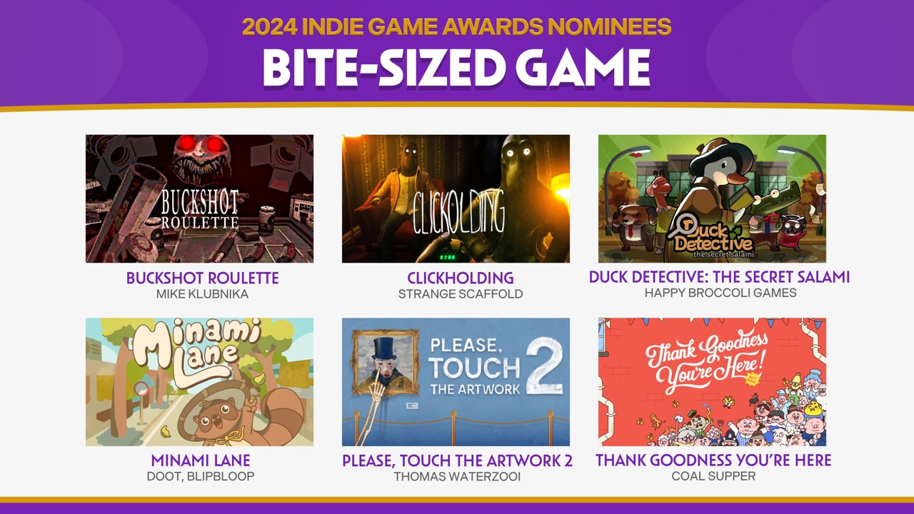 The Indie Game Awards Nominees
