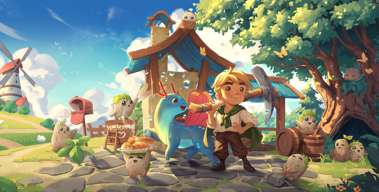 Key art for the game Dragon Shelter.