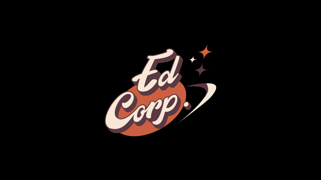 The logo of EdCorp., the new publishing and development label.