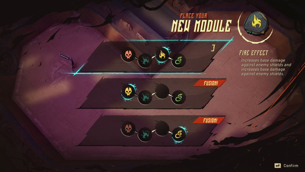 Change the behavior of the ball by chosing new modules.