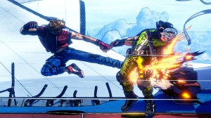 Spectacular and effective kick in Takeover 2 game.