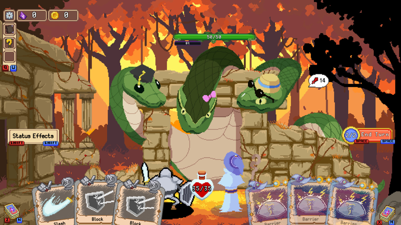 2 good friends are facing a dangerous monster.