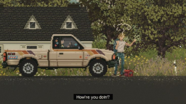 This hitchhiker looks cool.
