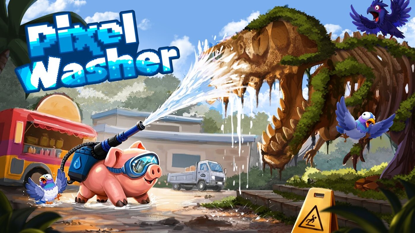 pixel washer new key art.