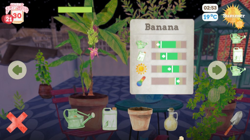 Check out often if your plants need water and fertilizer.