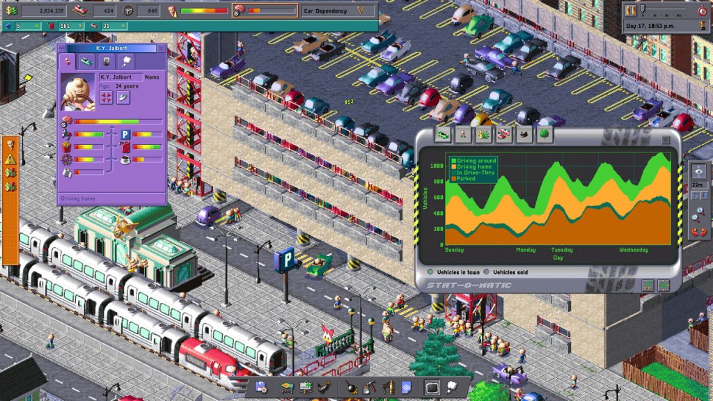 Track the needs and opinions of the citizens and plan your moves accordingly.